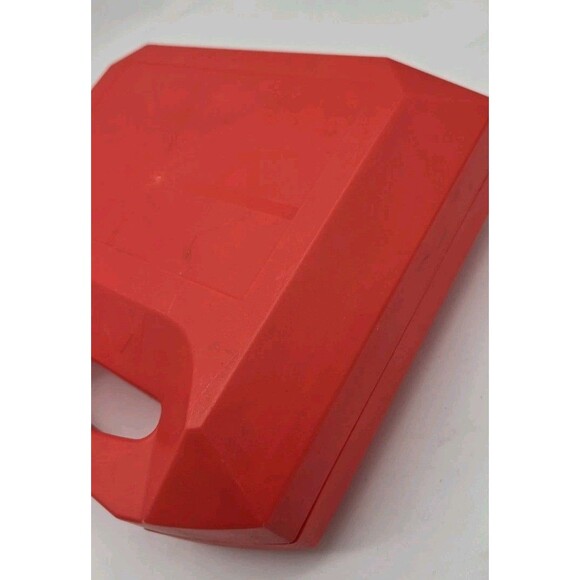 Vintage? K'NEX Red EMPTY Travel Case Toy Box Storage Container With Handle Locks - Picture 11 of 14